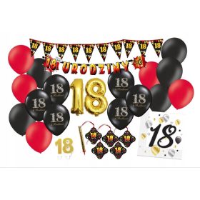 Baloni za 18. rojstni dan "Zlati OSEMNAJST"