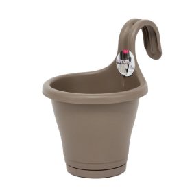 Balkonska škatla Corsica Single 27x19/26 cm, taupe, ELHO