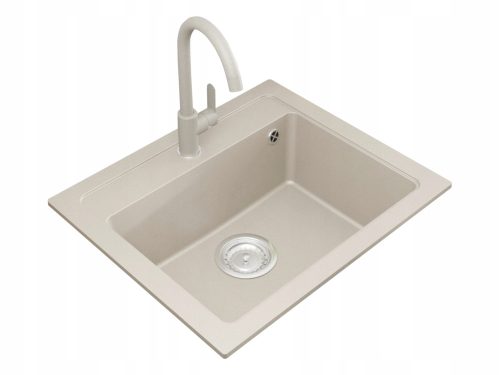 Granitno pomivalno korito DARFOR DG016, elegantno bež