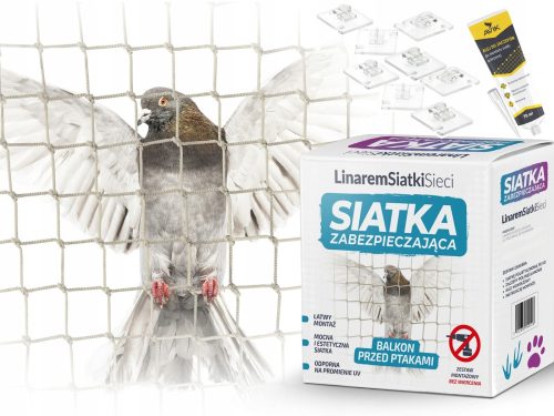 Zaščitna mreža za balkon Linarem SiatkiSieci 4 m x 3 m bež