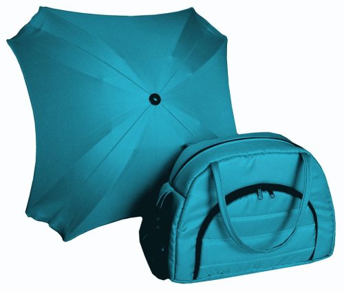 MAXI komplet torbe za organizacijo vozička SET: TORBA + KVADRATNI DEŽNIK ZA VOZIČEK