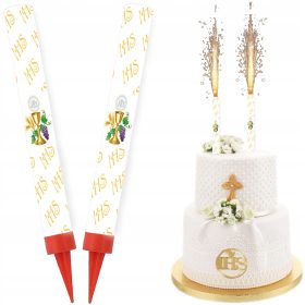   KOMUNIJSKA FONTANA ZA OBHAJILO Race First SVETO OBHAJILO IHS 18cm 2 kom.