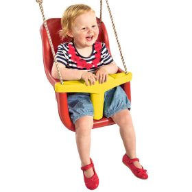   Slovenian Name: Luksuzno otroško sedežno gugalnico LUXE, črno-rumeno