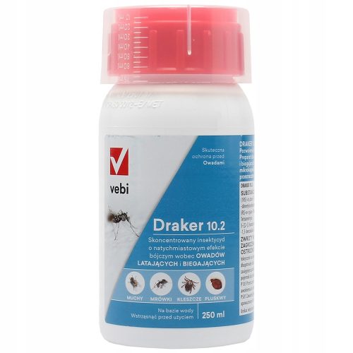 Tekočina proti mrčesu in insektom Draker 10.2 250 ml