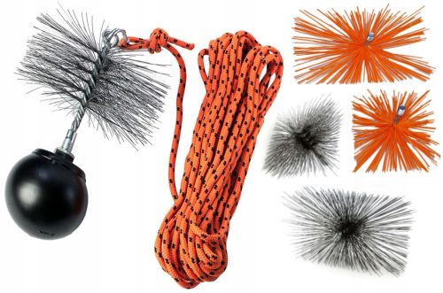 CLEANING KIT FOR CHIMNEY SWEEPING