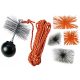CLEANING KIT FOR CHIMNEY SWEEPING