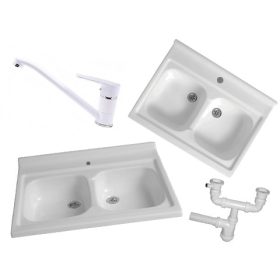 Beli akrilni pomivalnik Polimat ZD-60