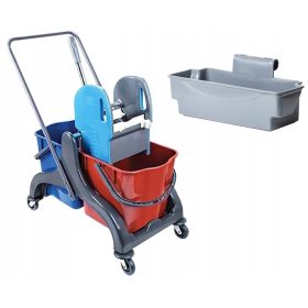   KENTUCKY Profesionalni Komplet za Čiščenje: Voziček SATURN 2x20l + Košara