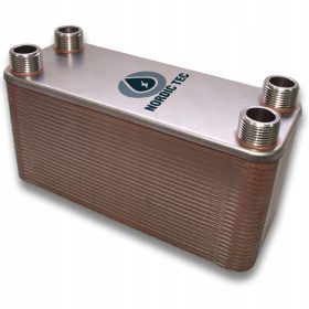   Toplotni izmenjevalnik Nordic Tec Ba-16-50 s 50 ploščami za moč do 55 kW