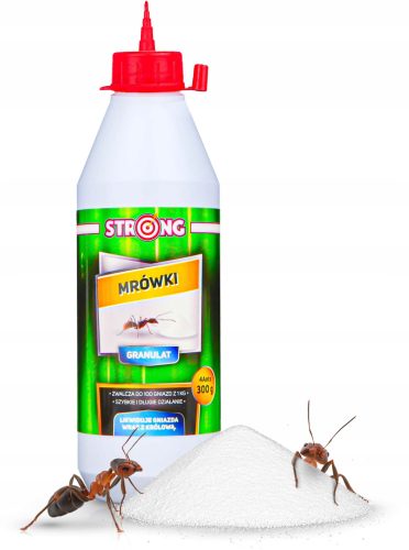 STRONG - sredstvo proti mravljem, granulat za uničevanje insektov, prah za mravlje 300 g