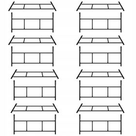 FRAME Ljubljana Scaffolding SET 16 okvirjev