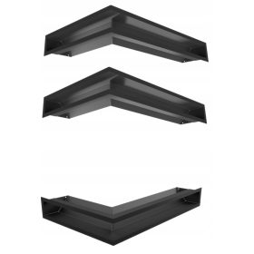   Luft kotna prezračevalna rešetka za kamin 600x400x60 mm - set 3 kosov