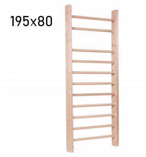 Rehabilitacijska gimnastična lestev iz bukovega lesa 195x80 cm