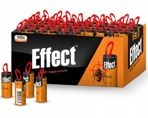 Močna lepilna past za lov muh "Effect Flytrap Roll" 100 kosov