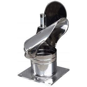   Gasilska vrtljiva dimniška kapa fi 150 s ležajem za optimalen vlek dima