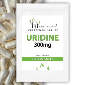   Forest Vitamin® Uridin 300mg - 100 Kapsul za Učinkovito Dopolnilo Prehrane