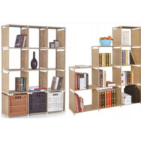   Pohištvena polica z več funkcijami Halmar 105 cm x 142 cm x 29 cm odtenki bež