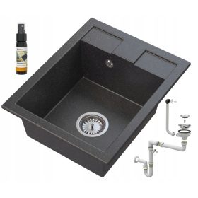   Granitan Best Enokomorna Granitna Kuhinjska Korita, Črni Granit