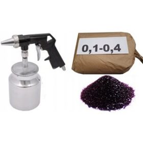 Pnevmatska pištola za peskanje z 1L rezervoarjem