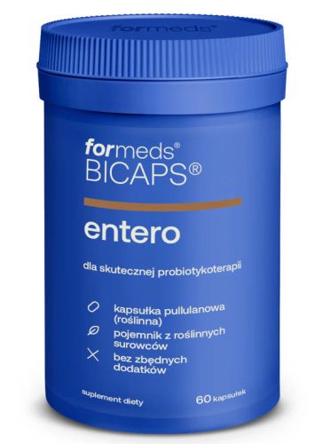 BICAPS® ENTERO Probiotični prehranski dodatek s Saccharomyces boulardii in inulinom
