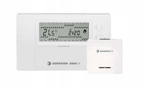 Wireless Temperature Controller Euroster E2006TXRX, White