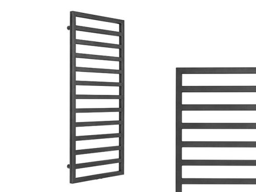 Dekorativni radiator PORTO črne barve s perlastim zaključkom 120x63 cm, znamke EDAN DECOR, združuje funkcionalnost in estetiko. Izdelan z 20-letnim strokovnim znanjem, zagotavlja visoko kakovost in lu
