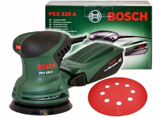 Omrežni ekscentrični brusilnik Bosch PEX 220A 220W 230V