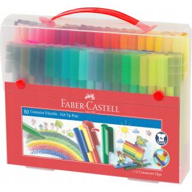 Faber-Castell Flomastri Konektor Markerji 80 Barv Velik Set