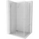 Tuš kabina Mexen Lima Duo za tuš 90 x 80 cm s steklom debeline 6 mm, krom