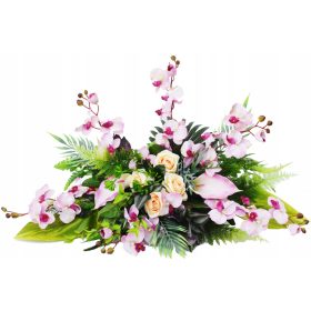 VELIK šopek cvetja za pokopališče, nagrob KOT ŽIV