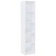 Knjižni regal Matkam Bodo R40O beli 40 cm x 182 cm x 35 cm