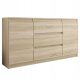 Kvalitetna komoda Modeni Modern 140 x 40 x 76 cm, hrastov sonoma mat