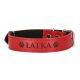 Usnjena pasja ovratnica z gravuro Bruno Leatherworks, velikost XL