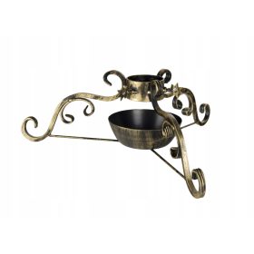 Kovano stojalo za božično drevo SH10 zlato