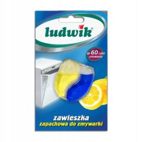   Dišeča zavesa za pomivalni stroj Ludwik 6,6 ml limona duo 60 pranj