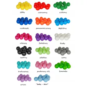 Piłeczki za suhi bazen Plastikowe-Pileczki-pl-8cm-250