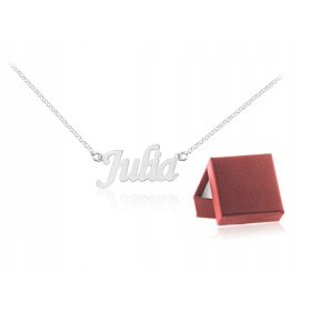  VERIGICA SREBRNA S POLJUBNIM IMENOM Z BESEDO IME