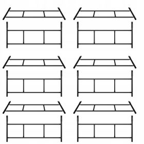 Warsaw Scaffolding SET 12 okvirjev