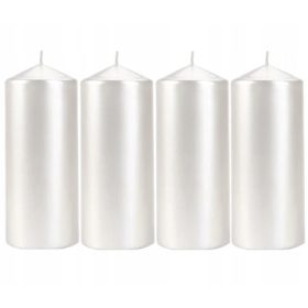   Biserne sveče za prvo obhajilo - Komplet 4 kosov vaze za elegantno dekoracijo