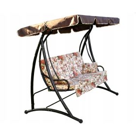 Gugalnica z vrtne podstavke 150 cm s streho in 2 blazinama