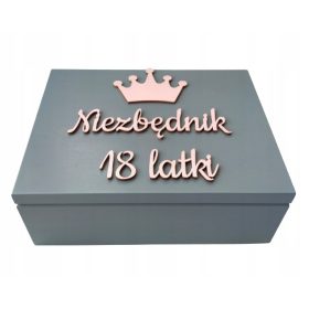   Darilo za posebne rojstne dni - personalizirana lesena škatla