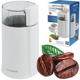   Električni mlinček za kavo Esperanza Espresso EKC001W 160 W, bel