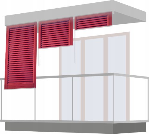 Zunanja zavesa za balkon 71x150