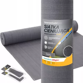 SENČILNA MREŽA ZA ZACIENITEV 95% 1,5x50m SIVA