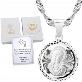   SLOVENIAN NAME: SREBRNA VERIŽICA IN MEDALJA MATI BOŽJA OBHAJILO KRST POTRDITEV ZA OTROKA

SEO-OPTIMIZED DESCRIPTION:
SREBRNA VERIŽICA IN MEDALJA MATI BOŽJA OBHAJILO KRST POTRDITEV za otroke je čudovit