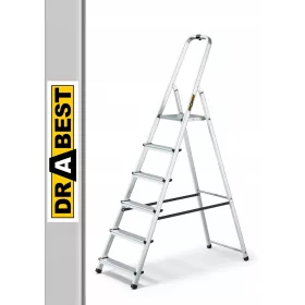 Drabest lestev 3,19 m aluminij 1 x 6 do 125 kg