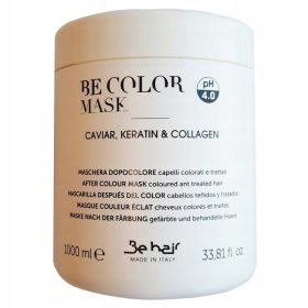 Be Hair BE COLOR 1000 ml vlažilna maska s kaviarjem