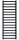 Ogrevani kopalniški radiator Scarlet 920 W 530 x 1500 mm črn