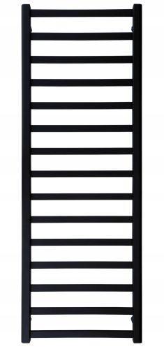 Ogrevani kopalniški radiator Scarlet 920 W 530 x 1500 mm črn