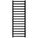 Ogrevani kopalniški radiator Scarlet 920 W 530 x 1500 mm črn